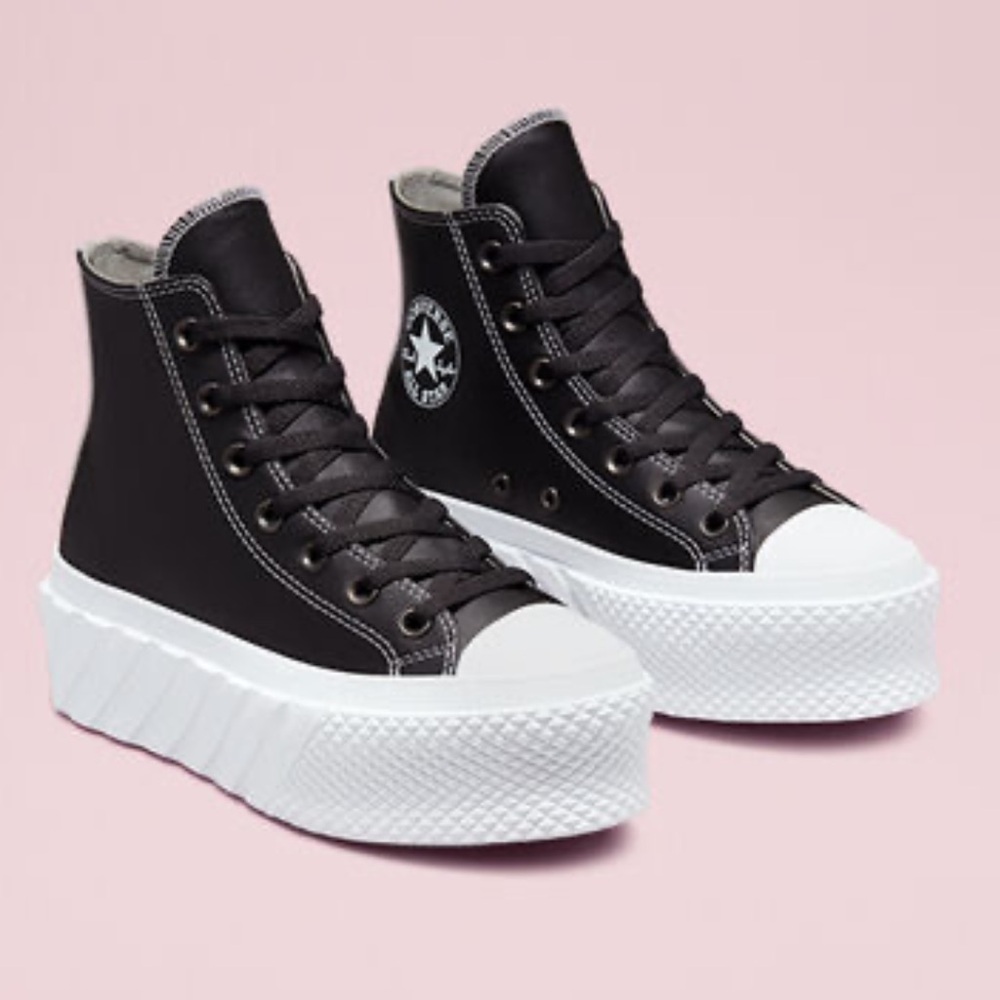 Chuck Taylor All Star Lift 2X Platform Matte Metallic Sneakers - Picture 13 of 13